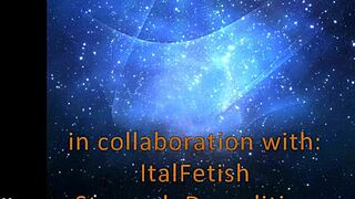 painter sniffs dirty socks and feet after long work fetish session