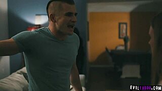 Tempting Best Friends Entice Stalker into Huge Cock Threesome