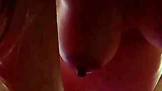 pregnant slut flashes her wide-open ass and huge tits 😲🍑