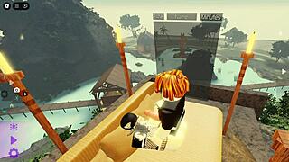 Lucky BACON POUNDS Cute Teasing Girl HARD in Roblox