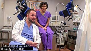 Doctor Tampa blasts petite student Jackie Banes with hot cum