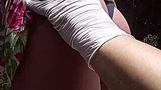 guy comes home first sucks sex toy doll cock from street