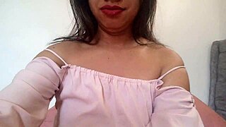 this latina fingers her wet pussy while spilling her first anal opening story