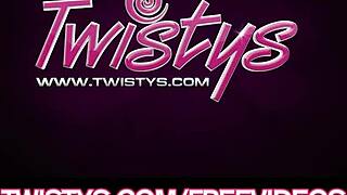 Brunette Stunner Fingers Dripping Pussy in Stockings Closeup