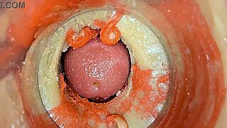 feel my juicy pussy lips cum on your cock with cam inside asmr