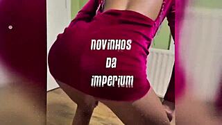 Skinny Wife Swallows Cum at Swingers Halloween Gloryhole Party