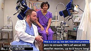 Doctor Tampa blasts petite student Jackie Banes with hot cum