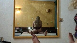 Busty Latina girlfriend bounces on boyfriend's cock in steamy POV ride