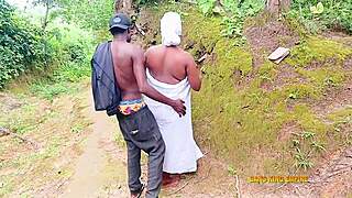 Naughty country doctor bends over for patient's massive creampie pounding