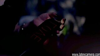 pink haired inked mistress anal toys her brunette slave in fishnets