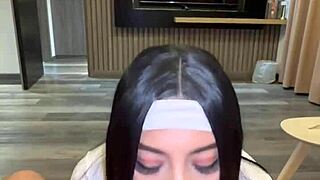 colombian teen with big ass and tits begs professor for anal creampie doggystyle to pass semester