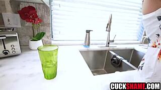 angry milf cucks hubby by fucking poolboy outdoors hard!