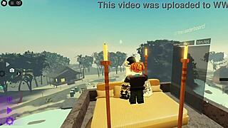 Lucky BACON POUNDS Cute Teasing Girl HARD in Roblox