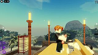 Lucky BACON POUNDS Cute Teasing Girl HARD in Roblox