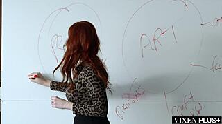 MAITLAND WARD teaches STUDENTS a DARK PUSSY LESSON!