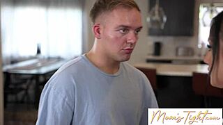 Jennifer White Pins Him Down, Demands Cum In Stepmom!