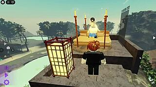 Lucky BACON POUNDS Cute Teasing Girl HARD in Roblox