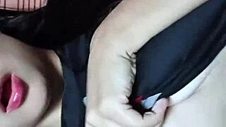 Boldly exposing massive natural tits and dripping pussy in steamy compilation