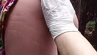 guy comes home first sucks sex toy doll cock from street