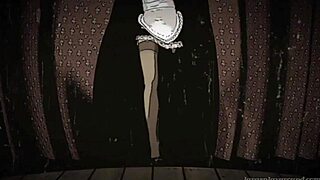 Naughty student seduces professor on sofa in uniform roleplay