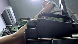 i squirt so extreme in the gym it's insane