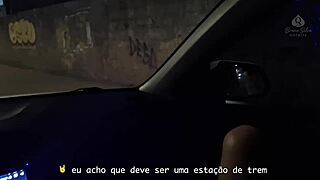 brazilian crossdresser gets stranger's cum in abandoned building pt 1-3