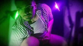 mmm sexy mora green masturbates sensually in skeleton outfit 🔥💦