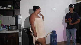 Hey pizza guy, check my 20cm cock ready for you