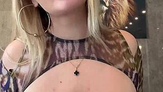 craving to dive between those big natural juicy tits from above