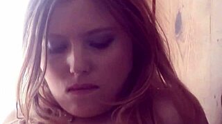 katrina fingers her slick folds in the kitchen