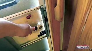 watch skinny big-titted raven lane strip tease masturbate with toys in rv closeup