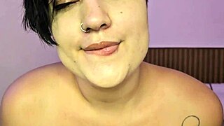 brunette latina in lingerie rips clothes for solo pov pussy tease and masturbation 🔥👀