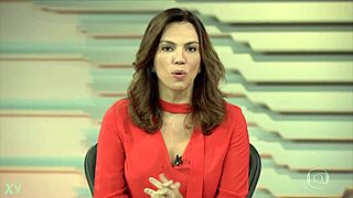 Ana Paula Araujo sexy hot in red outfit