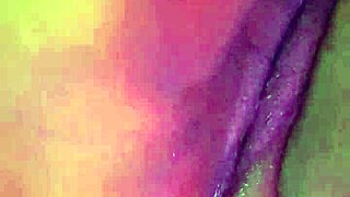 i love stuffing my ebony pussy gaping wide open