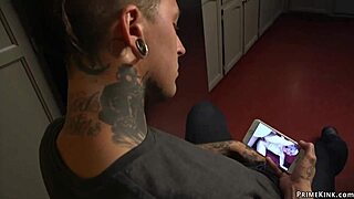 Pegging Hairy Pussy Slave Hard!