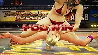 Nina pounded hard by dominant mature Latina in fantasy lezdom fight