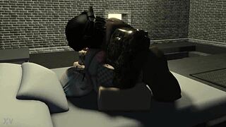 roblox blonde whore deepthroats and fucks my huge bbc rough anal obsession