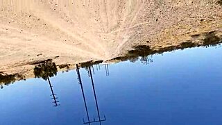 Petite ebony sneaks outdoor doggystyle with friend's monster bbc