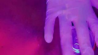 i love stuffing my ebony pussy gaping wide open