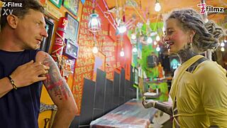 yo ink girl, customer slams your pierced ass hard atm to facial!