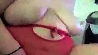 kandy kane bbw housewife chokes on deepthroat cock sloppily