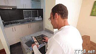 damn this shemale sucked monster cock then took deep anal drill!