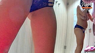 Hey wanna see me finger pussy to squirting orgasm in public fitting room?