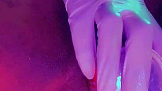 i love stuffing my ebony pussy gaping wide open