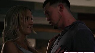 Busty Shemale Kayleigh Coxx Pounds Ass with Handjob Lick