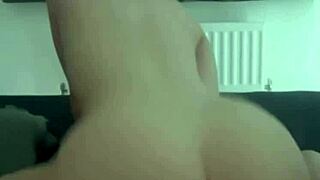 slutty british girlfriend's horny webcam toy masturbation frenzy