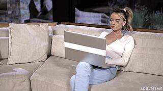 pristine edge rides huge cock all night with deepthroat and cum on tits