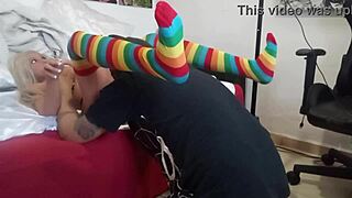 Blonde Fuck Doll Pounded with Sex Toys Anal