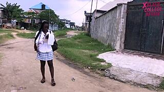 ditching class for thick black cock thrill