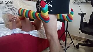 Blonde Fuck Doll Pounded with Sex Toys Anal